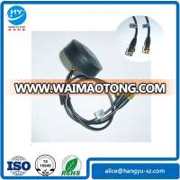 Screw mount mini gps gsm combo antenna with 25cm cable to SMA plug